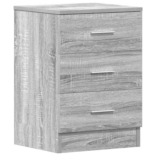 Bedside Cabinet Grey Sonoma 38x35x56 cm Engineered Wood Bedside Cabinet Grey Sonoma 38x35x56 cm Engineered Wood
