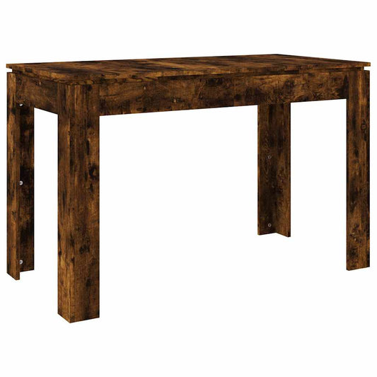 Dining Table Smoked Oak 120x60x76 cm Engineered Wood Dining Table Smoked Oak 120x60x76 cm Engineered Wood