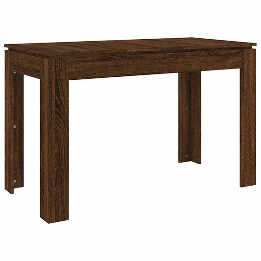 Dining Table Brown Oak 120x60x76 cm Engineered Wood Dining Table Brown Oak 120x60x76 cm Engineered Wood