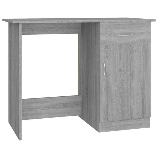 Desk Grey Sonoma 100x50x76 cm Engineered Wood Desk Grey Sonoma 100x50x76 cm Engineered Wood