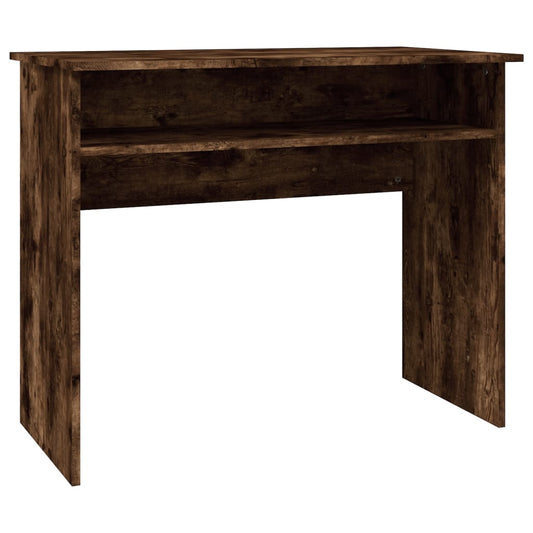 Desk Smoked Oak 90x50x74 cm Engineered Wood Desk Smoked Oak 90x50x74 cm Engineered Wood