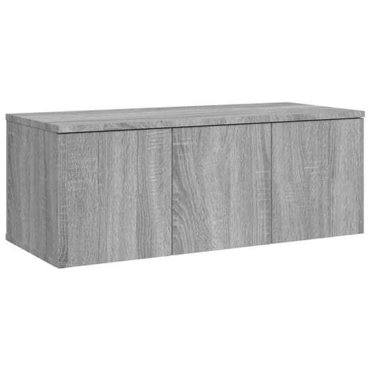 TV Cabinet Grey Sonoma 80x34x30 cm Engineered Wood TV Cabinet Grey Sonoma 80x34x30 cm Engineered Wood