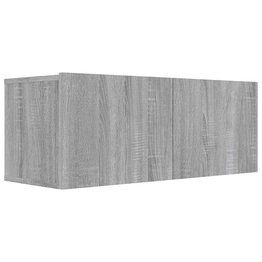 TV Cabinet Grey Sonoma 80x30x30 cm Engineered Wood TV Cabinet Grey Sonoma 80x30x30 cm Engineered Wood