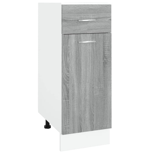 Drawer Bottom Cabinet Lyon Grey Sonoma 30x46x81.5 cm Engineered Wood Drawer Bottom Cabinet Lyon Grey Sonoma 30x46x81.5 cm Engineered Wood
