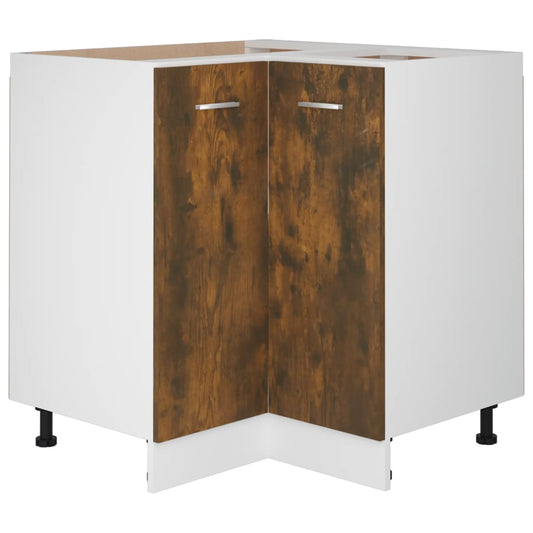 Kitchen Cabinet Lyon Smoked Oak 75.5x75.5x81.5 cm Engineered Wood Kitchen Cabinet Lyon Smoked Oak 75.5x75.5x81.5 cm Engineered Wood