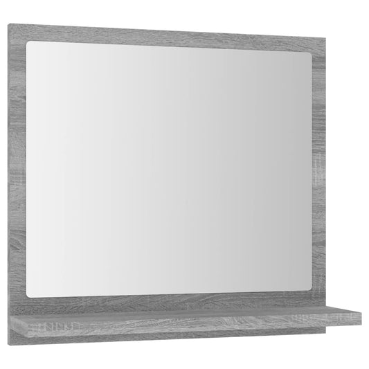Bathroom Mirror Grey Sonoma 40x10.5x37 cm Engineered Wood Bathroom Mirror Grey Sonoma 40x10.5x37 cm Engineered Wood