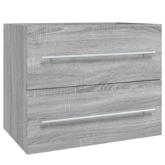 Sink Cabinet Grey Sonoma 60x38.5x48 cm Engineered Wood Sink Cabinet Grey Sonoma 60x38.5x48 cm Engineered Wood
