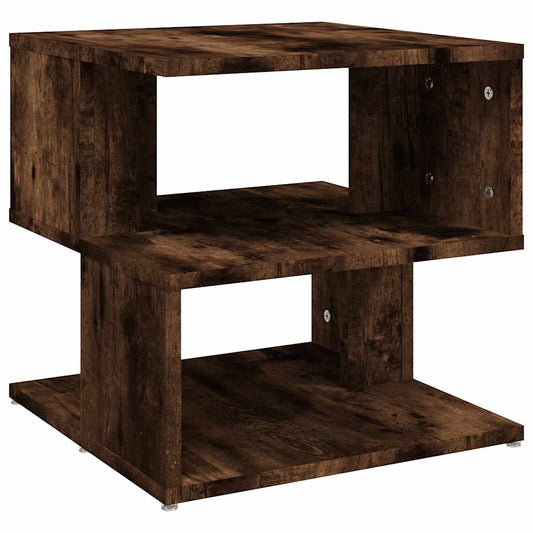 Side Table Smoked Oak 40x40x40 cm Engineered Wood Side Table Smoked Oak 40x40x40 cm Engineered Wood