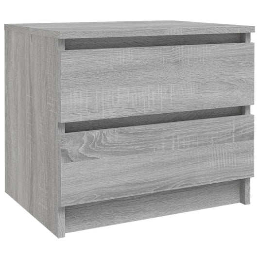 Bed Cabinet Grey Sonoma 50x39x43,5 cm Engineered Wood Bed Cabinet Grey Sonoma 50x39x43,5 cm Engineered Wood