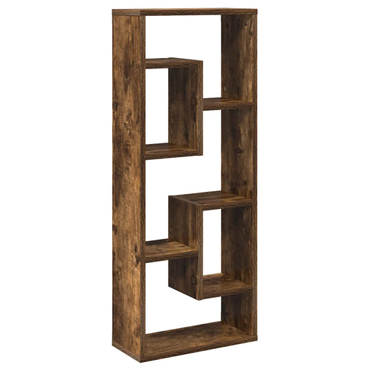 Wall Shelf Smoked Oak 36x16x90 cm Engineered Wood Wall Shelf Smoked Oak 36x16x90 cm Engineered Wood
