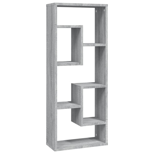 Wall Shelf Grey Sonoma 36x16x90 cm Engineered Wood Wall Shelf Grey Sonoma 36x16x90 cm Engineered Wood