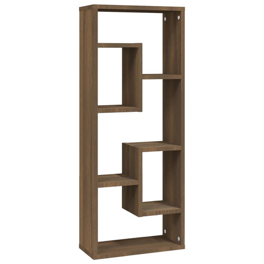 Wall Shelf Brown Oak 36x16x90 cm Engineered Wood Wall Shelf Brown Oak 36x16x90 cm Engineered Wood