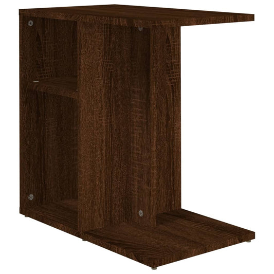 Side Table Brown Oak 50x30x50 cm Engineered Wood Side Table Brown Oak 50x30x50 cm Engineered Wood