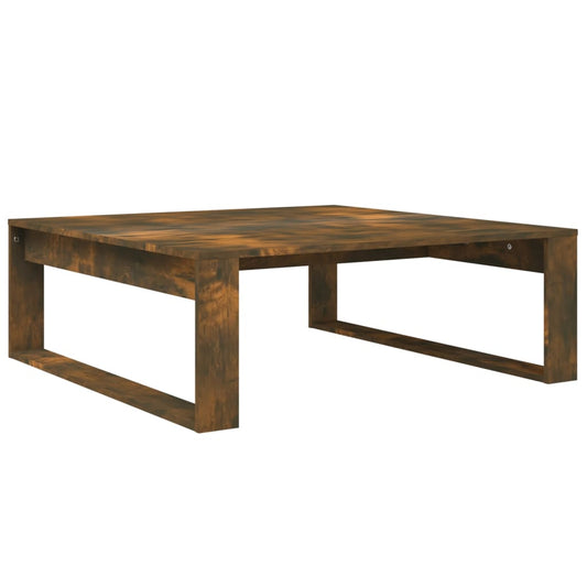 Coffee Table Smoked Oak 100x100x35 cm Engineered Wood Coffee Table Smoked Oak 100x100x35 cm Engineered Wood