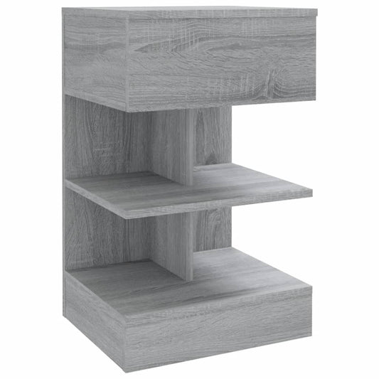Bedside Cabinet Grey Sonoma 40x35x65 cm Engineered Wood Bedside Cabinet Grey Sonoma 40x35x65 cm Engineered Wood