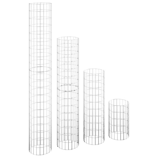 Circular Gabion Raised Beds 4 pcs Ø30x50/100/150/200 cm Circular Gabion Raised Beds 4 pcs Ø30x50/100/150/200 cm