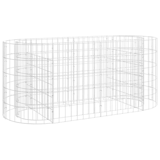 Gabion Raised Bed Galvanised Iron 120x50x50 cm Gabion Raised Bed Galvanised Iron 120x50x50 cm
