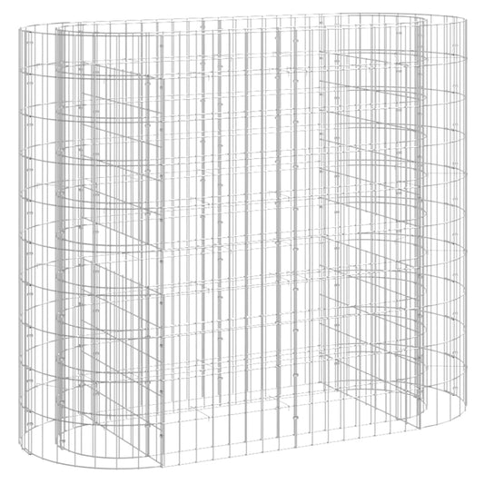 Gabion Raised Bed Galvanised Iron 120x50x100 cm Gabion Raised Bed Galvanised Iron 120x50x100 cm