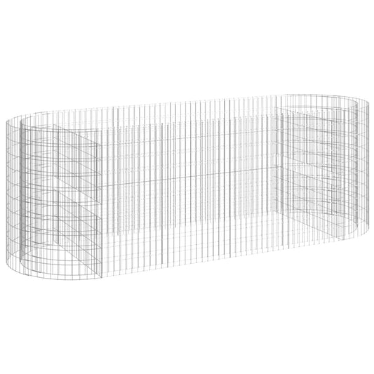 Gabion Raised Bed Galvanised Iron 300x100x100 cm Gabion Raised Bed Galvanised Iron 300x100x100 cm