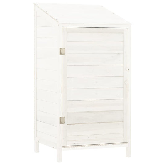 152179 vidaXL Garden Shed White 55x52x112 cm Solid Wood Fir 152179 vidaXL Garden Shed White 55x52x112 cm Solid Wood Fir
