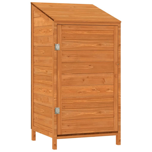 Garden Shed Brown 55x52x112 cm Solid Wood Fir Garden Shed Brown 55x52x112 cm Solid Wood Fir