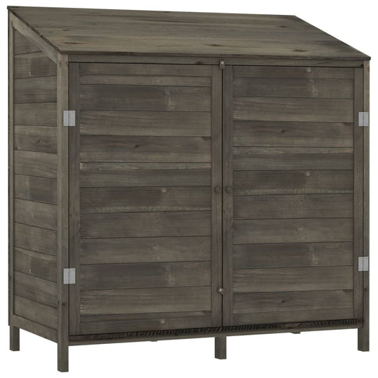 Garden Shed Anthracite 102x52x112 cm Solid Wood Fir Garden Shed Anthracite 102x52x112 cm Solid Wood Fir