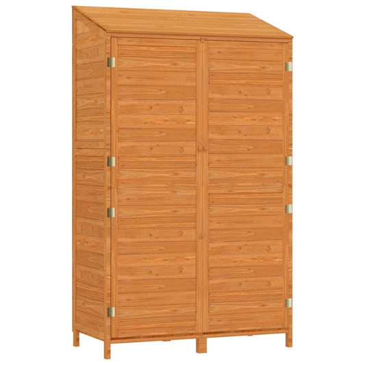 Garden Shed Brown 102x52x174.5 cm Solid Wood Fir Garden Shed Brown 102x52x174.5 cm Solid Wood Fir