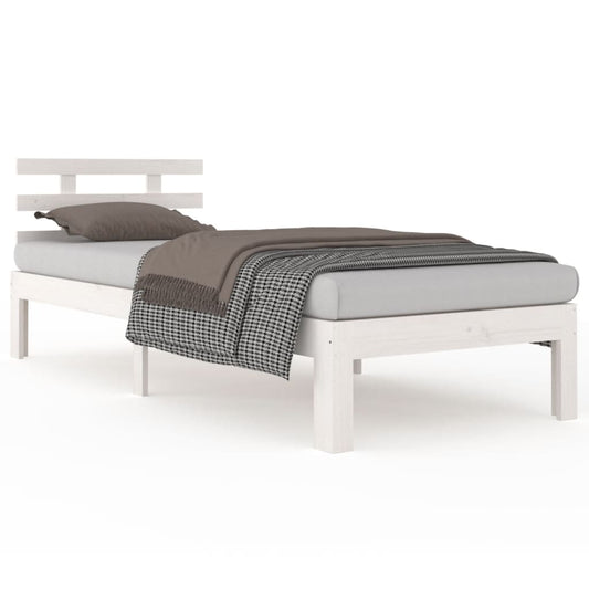Bed Frame | White | Solid pine wood, Plywood | Small Single | Tough Bed Frame | White | Solid pine wood, Plywood | Small Single | Tough