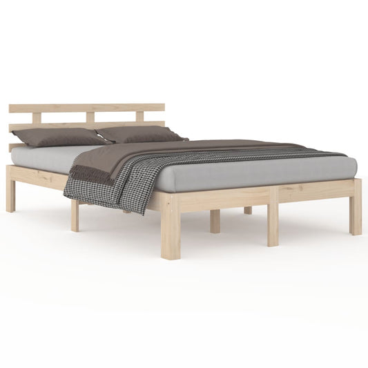 Bed Frame | Natural Wood | Solid pine wood | King Size | Durable Bed Frame | Natural Wood | Solid pine wood | King Size | Durable