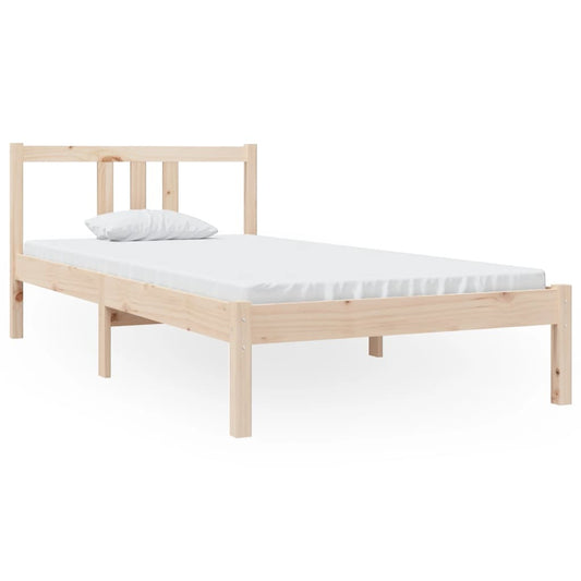 Bed Frame without Mattress Solid Wood 90x190 cm Single Single Bed Frame without Mattress Solid Wood 90x190 cm Single Single