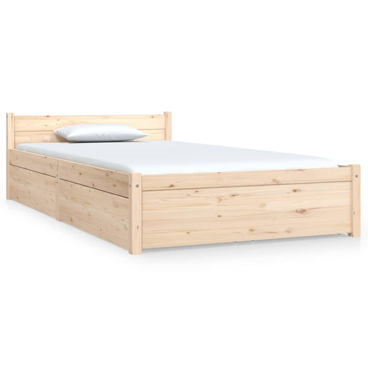 3103483 vidaXL Bed Frame without Mattress with Drawers 90x200 cm (815029+814984) 3103483 vidaXL Bed Frame without Mattress with Drawers 90x200 cm (815029+814984)