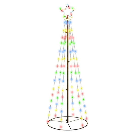Christmas Cone Tree Colourful 108 LEDs 70x180 cm Christmas Cone Tree Colourful 108 LEDs 70x180 cm