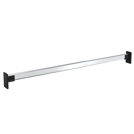 Telescopic Wardrobe Rails 2 pcs Silver 58-100 cm Telescopic Wardrobe Rails 2 pcs Silver 58-100 cm