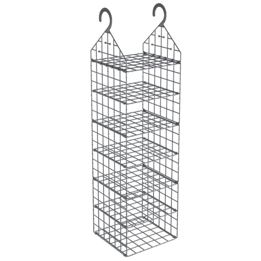 Hanging Closet Organiser with 7 Shelves Hanging Closet Organiser with 7 Shelves