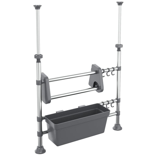 Adjustable Kitchen Organiser Aluminium Adjustable Kitchen Organiser Aluminium