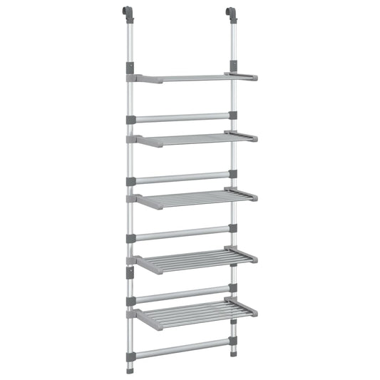 5-Tier Hanging Laundry Drying Rack Aluminium 5-Tier Hanging Laundry Drying Rack Aluminium