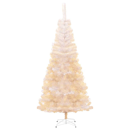 Artificial Christmas Tree with Iridescent Tips White 180 cm PVC Artificial Christmas Tree with Iridescent Tips White 180 cm PVC