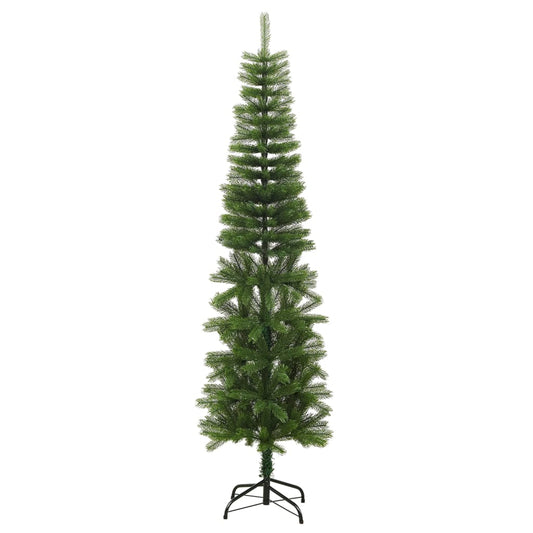 Artificial Slim Christmas Tree with Stand 210 cm PE Artificial Slim Christmas Tree with Stand 210 cm PE