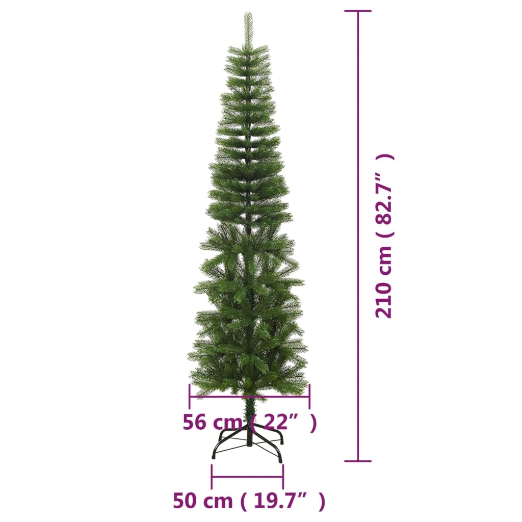 Christmas Tree | Green | Polyethylene | 210 cm tall | Sturdy