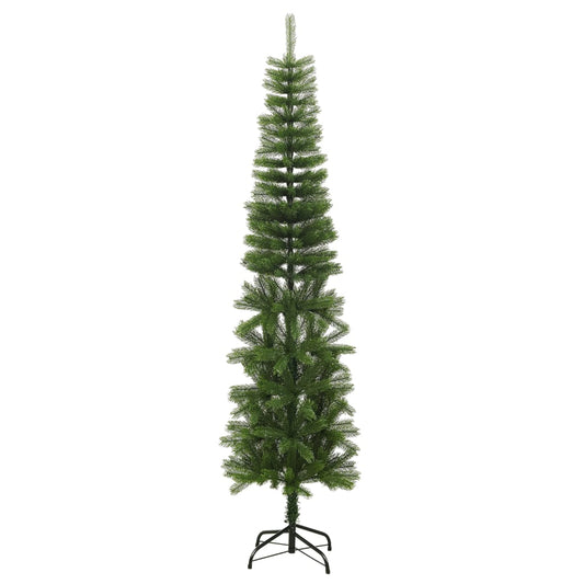 Artificial Slim Christmas Tree with Stand 240 cm PE Artificial Slim Christmas Tree with Stand 240 cm PE