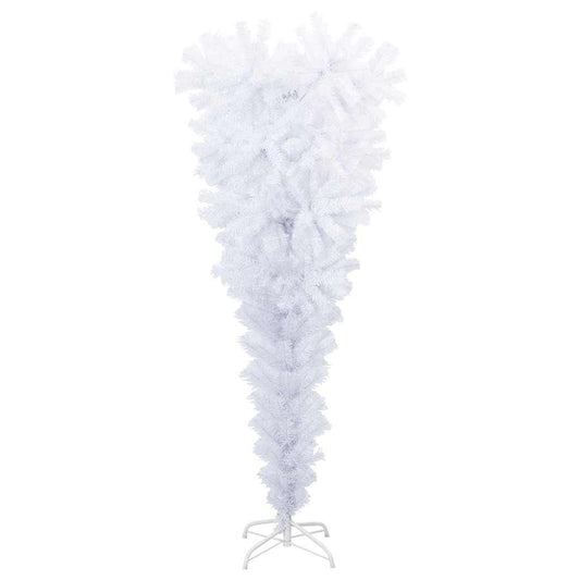 Upside-down Artificial Christmas Tree with Stand White 120 cm Upside-down Artificial Christmas Tree with Stand White 120 cm