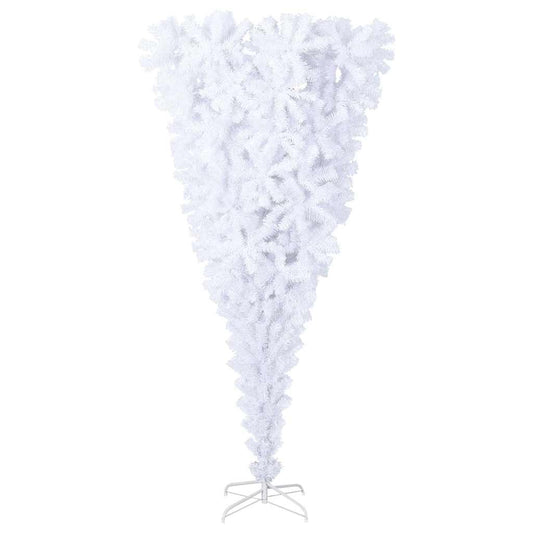 Upside-down Artificial Christmas Tree PVC, Steel White Upside-down Artificial Christmas Tree PVC, Steel White
