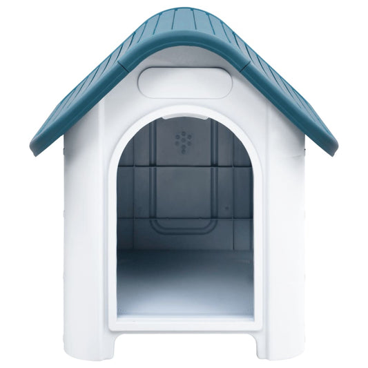 Dog House Blue 59x75x66 cm Polypropylene Dog House Blue 59x75x66 cm Polypropylene