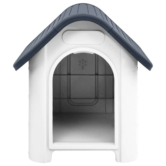 152226 vidaXL Dog House Grey 59x75x66 cm Polypropylene 152226 vidaXL Dog House Grey 59x75x66 cm Polypropylene