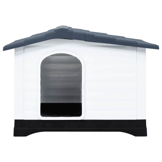 Dog House Grey 90.5x68x66 cm Polypropylene Dog House Grey 90.5x68x66 cm Polypropylene