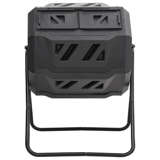 152232 vidaXL Garden Compost Bin Black 73x64x95 cm 160 L 152232 vidaXL Garden Compost Bin Black 73x64x95 cm 160 L