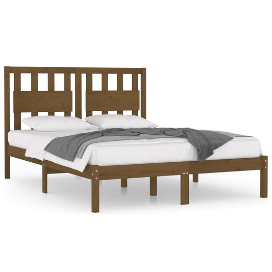 3103956 vidaXL Bed Frame without Mattress Honey Brown Solid Wood 200x200 cm (810040+818593) 3103956 vidaXL Bed Frame without Mattress Honey Brown Solid Wood 200x200 cm (810040+818593)
