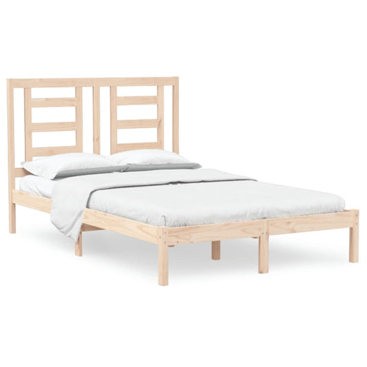 Bed Frame without Mattress 120x190 cm Small Double Solid Wood Bed Frame without Mattress 120x190 cm Small Double Solid Wood