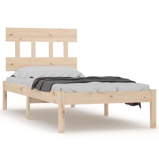Bed Frame without Mattress 90x190 cm Single Solid Wood Bed Frame without Mattress 90x190 cm Single Solid Wood