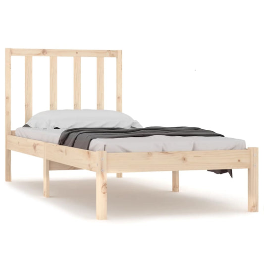 Bed Frame | Natural pine | Solid pine wood | Small Single | Durable Bed Frame | Natural pine | Solid pine wood | Small Single | Durable